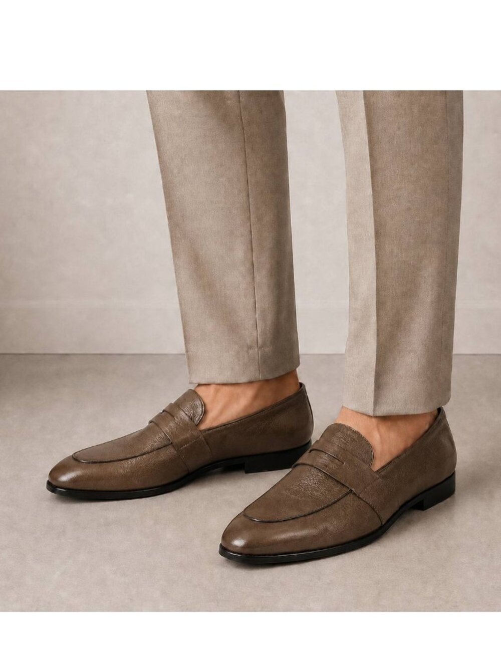 New BOSS Safari Loafers Men's Shoes Made in Italy